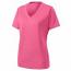 SPORT-TEK Ladies Racer-Mesh V-Neck T-Shirt - Short Sleeves / Various Colors