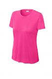 Sport TEC Neon Pink Ladies Shirt, Short Sleeves Sport TEC Neon Pink Ladies Shirt, Short Sleeves